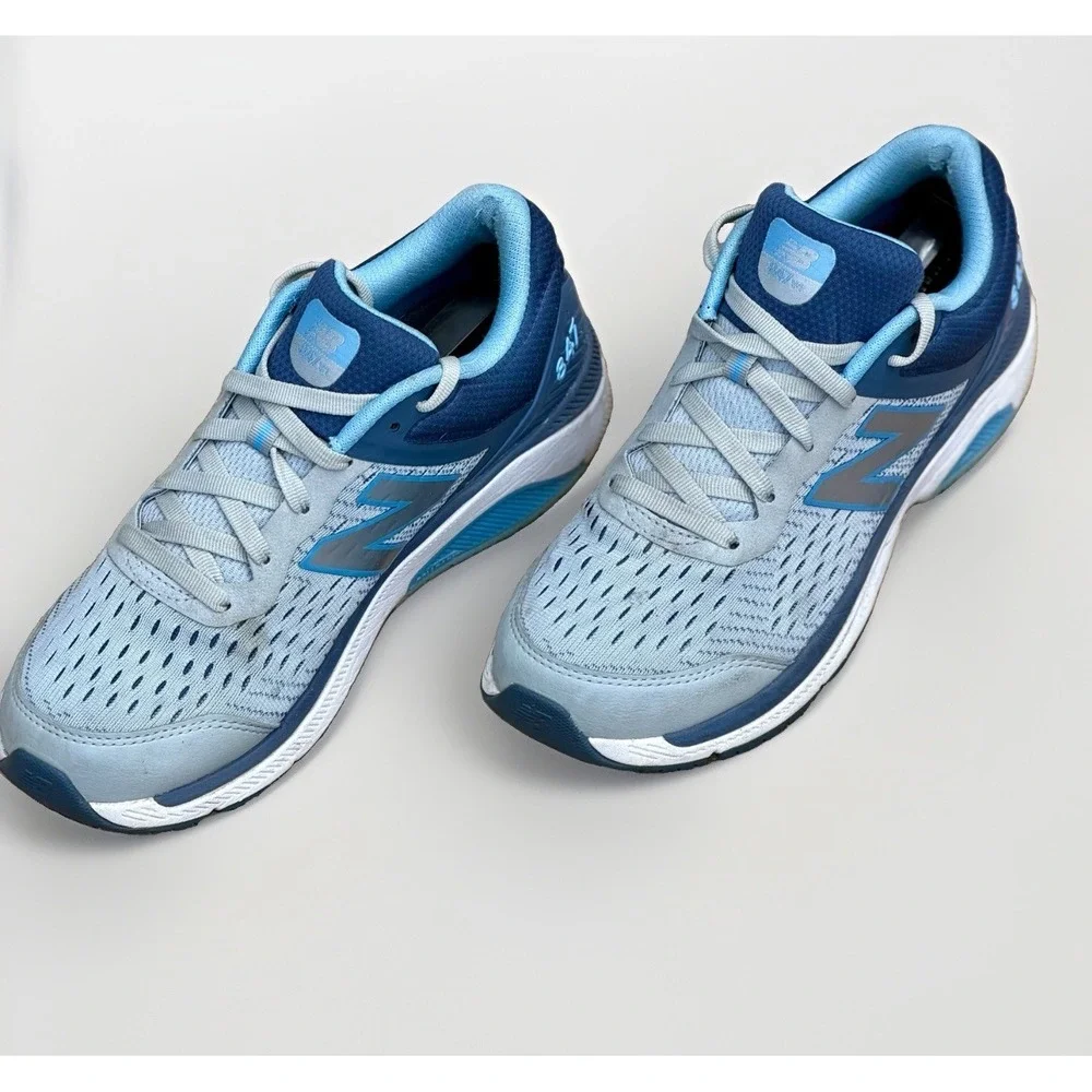 New Balance 847 v4 Shoes Womens 10.5 Blue Gray Walking Sneaker Mens 9‎ Running